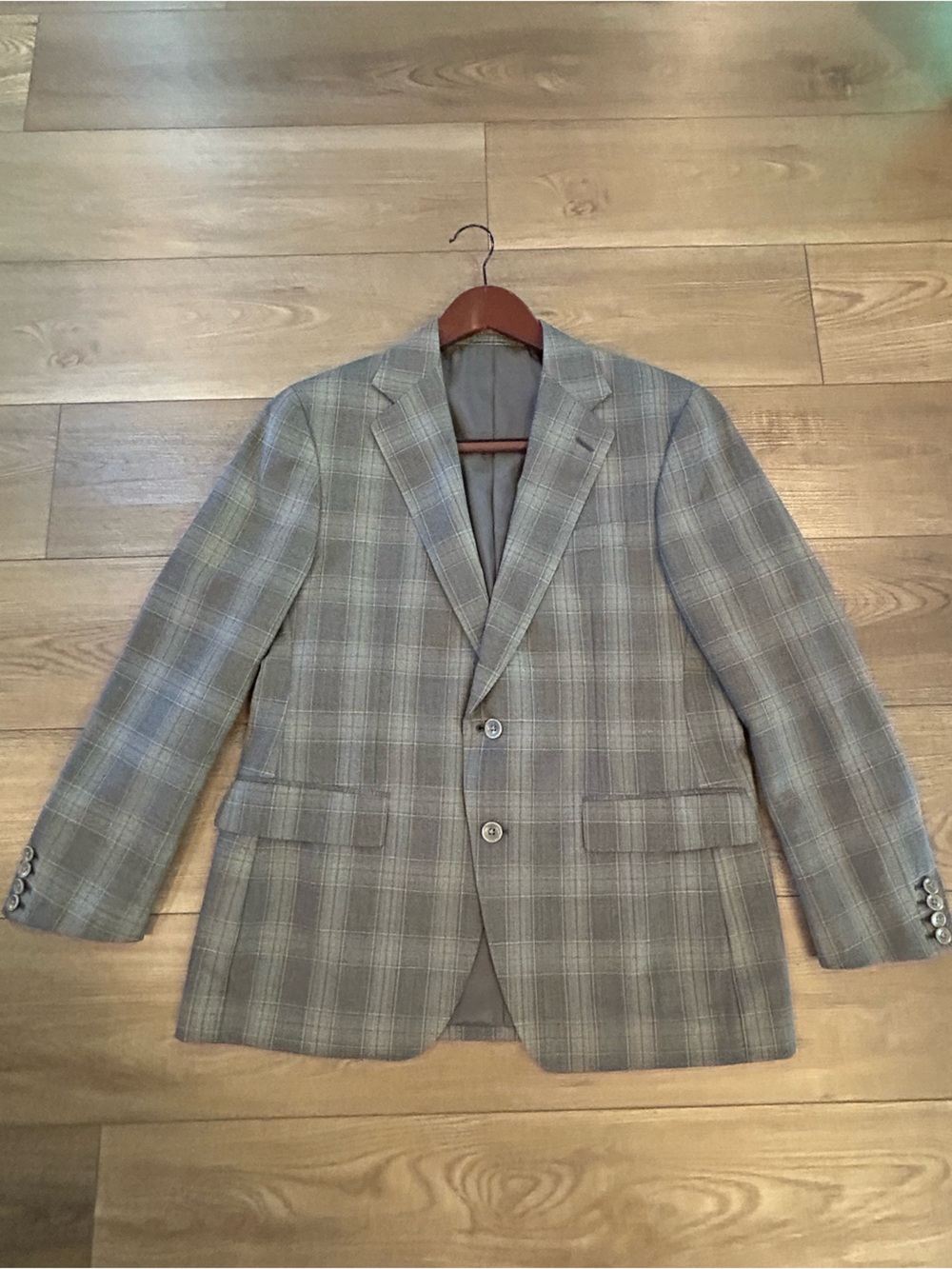 V Couture Vitale Barberis Canonico Super 150’s Fully Canvassed Wool Blazer 42R